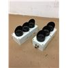 Image 1 : (2) Banner SP350GYRPQ 3-Indicator Daylight Visible EZ-LIGHT Traffic Light