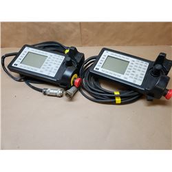 (2) ABB 3HNE 00313-1 TPU2 Teach Pendant