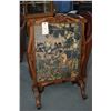Image 1 : Antique firescreen with tapestry panel