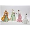 Image 1 : Four Royal Doulton figurines including "Happy Birthday" HN3660, "Tissot" HN3359, "Rachel" HN2919 and