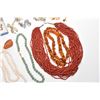 Image 2 : Selection of vintage collectible jewellery including Bond Boyd pins and earrings, free form pearl ne