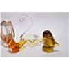 Image 3 : Six pieces of art glass, all believed to be Alta glass, only four pieces marked
