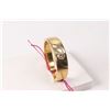 Image 1 : 18kt yellow gold and diamond set gent's ring with one .10ct brilliant cut diamond. Retail replacemen