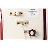 Image 1 : Three ladies rings including sterling silver, garnet and opal ring, ladies 10kt yellow gold and doub