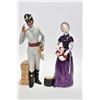 Image 1 : Two Royal Doulton figurines including "Morning Ma'am" HN2895 and "Good Day Sir" HN2896