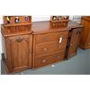 Image 1 : Antique mahogany sideboard base with four drawers and two drawers