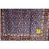 Image 2 : 100% wool Iranian Arbedil area carpet with overall geometric design, soft purple background, triple 