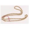 Image 3 : 10kt yellow gold fancy link neck chain, 22" in length. Retail replacement value $ 1,685.00
