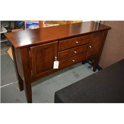 Modern three drawers, two door sideboard