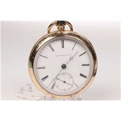 Elgin size 18, keywind 15 jewel pocket watch. Grade 79, model 1, serial # 381249 dates this watch to