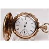 Image 1 : Elgin size 0, 7 jewel, grade 109, model 1 pocket watch. Serial # 6295646, dates to 1896. Split gilt 
