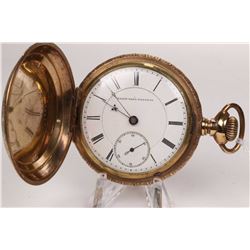 Elgin size 18, 15 jewel pocket watch, grade 70 model BW Raymond, serial # 1626871, dates to 1885. Fu