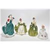 Image 1 : Two Royal Doulton figurines including "Christmas Day" HN4315 and "Hannah", "Fleur" HN2368, plus figu
