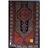 Image 1 : 100% wool Iranian Sarab runner/ area carpet with large medallion and floral design, red background a