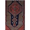 Image 2 : 100% wool Iranian Sarab runner/ area carpet with large medallion and floral design, red background a