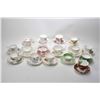 Image 1 : Sixteen teacups and saucers including Royal Albert, Crown Stafford, Grafton, Coalport, Royal Vale, P