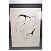 Image 1 : Framed Inuit serograph of two birds