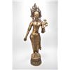 Image 1 : Vintage bronze statue of an Oriental diety 33" in height