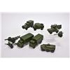 Image 1 : Selection of vintage Dinky Toys Military vehicles including 3 ton Army truck, Army wagon, Army 1 ton