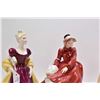 Image 2 : Four Royal Doulton figurines including "Sarah" HN3380, "Louise" HN3207, "Loretta" HN233(?) and "Alic