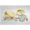 Image 1 : Selection of china collectibles including Carltonware footed salad bowl with servers and small match