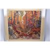 Image 1 : Two framed "Group of Seven" prints including "Autumn's Garland" by Tom Thomson and "Algoma Waterfall