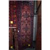 Image 1 : 100% wool Iranian Zanjan runner/ area carpet with triple medallion, red background and highlight of 
