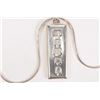 Image 1 : Sterling silver 16" neck chain and a British hallmarked Queen's silver jubilee .8oz sterling silver 