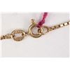 Image 2 : Ladies 14kt yellow gold 16" neck chain and a 10kt yellow gold pendant set with small accent diamond