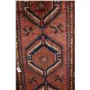 Image 2 : 100% wool Iranian Zanjan runner/ area carpet with triple medallion with red background and highlight