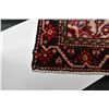 Image 3 : 100% wool Iranian Hosseinabad runner/ area carpet with geometric floral pattern with red background 