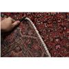 Image 4 : 100% wool Iranian Hosseinabad runner/ area carpet with geometric floral pattern with red background 
