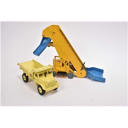 Vintage Dinky Supertoys Elevator loader # 964 and a Euclid Rear dumptruck #965