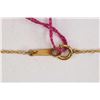 Image 2 : Ladies 10kt yellow gold 16" neck chain and a 10kt yellow gold, genuine pearl and pearl shaped aquama