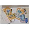 Image 2 : Selection of assorted collectible stamps and a stamp book