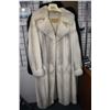 Image 1 : Ladies 3/4 length white mink fur coat with original Regal Furs/ Allen Marcus tag