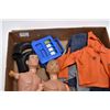Image 2 : Two tray lots of vintage G.I. Joes and accessories including two action figures for parts, loads of 