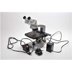 Vintage Spencer compound microscope with accessories