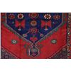 Image 2 : 100% wool Iranian Zanjan area carpet with center medallion, red background, blue, green and copper h