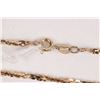 Image 2 : 10kt yellow gold 16" twisted rope chain