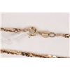 Image 2 : 10kt yellow gold 16" twisted rope chain