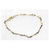 Image 3 : Ladies 18kt yellow and white gold diamond bracelet set with .33ct of round full cut white diamonds. 