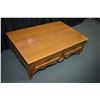Image 1 : Semi-contemporary four drawer French style coffee table made by Ethan Allen