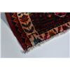 Image 3 : 100% wool Iranian Nahavand area carpet with large center medallion, in tones of red, royal navy blue