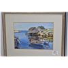 Image 2 : Three original watercolour paintings all water themed including titled on verso "Evening Reflections