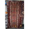 Image 1 : 100% wool Iranian Hamedan runner area/ carpet with multiple medallions and overall stylized floral p