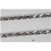 Image 1 : 14kt white gold 20" rope chain. Retail replacement value $1,050.00