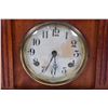 Image 2 : Antique chiming wood cased mantle clock made by Waterbury Clock Co. U.S.A, working at time of catalo