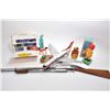 Image 1 : Selection of vintage toys including Air Canada DC 9 friction toy, Daisy No. 25 pump action BB gun, G