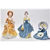Image 1 : Three Royal Doulton figurines including "Melanie" HN 2271, "Sandra" HN2275 and "Pensive Moments" HN3